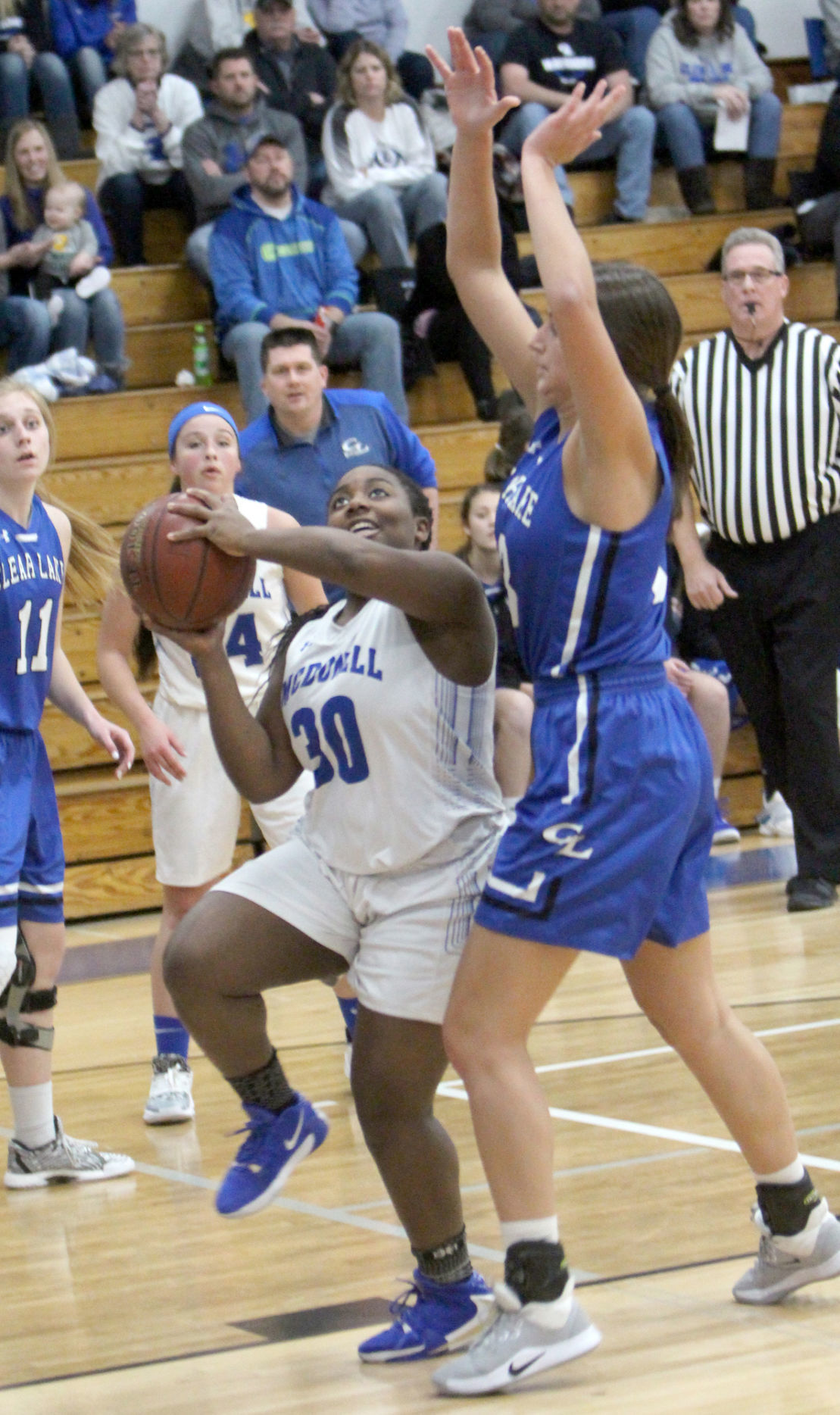 Clear Lake at McDonell girls basketball 12-9-19
